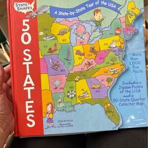 50 states: a state-by-state tour of the USA by Erin McHugh (Hardback)